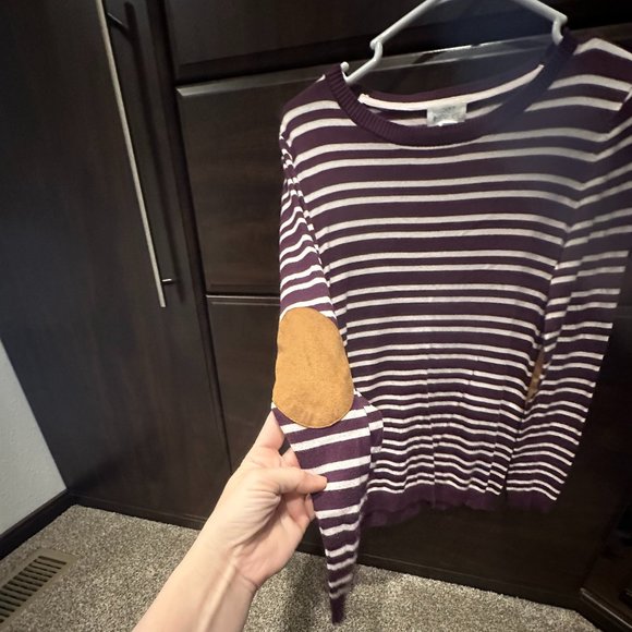 Market & Spruce Aubree Elbow patch sweater - Picture 4 of 5